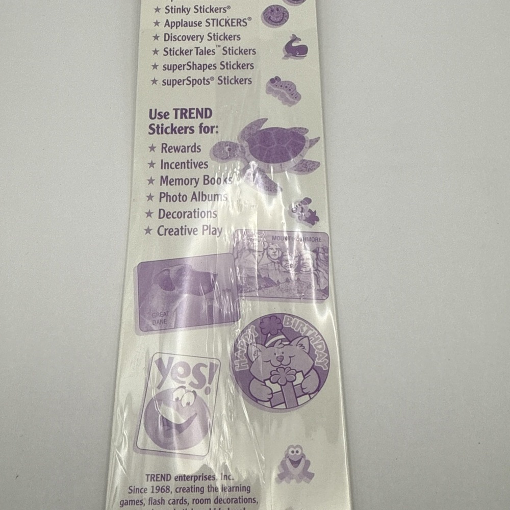 Vintage Applause Motivational Stickers Spanish From 1999 - Picture 6 of 7